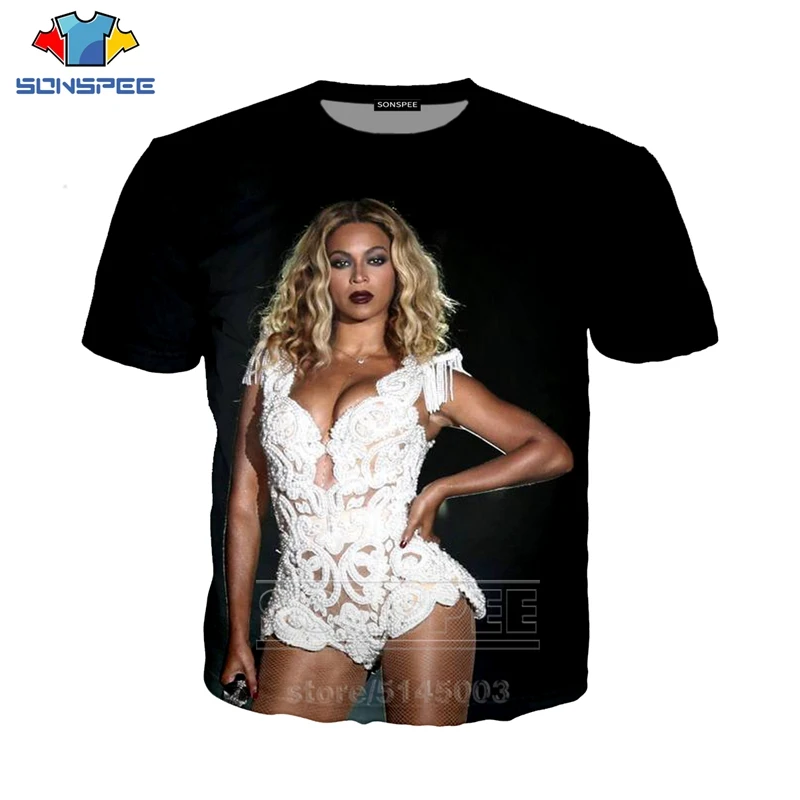 Beyonce футболка Летняя новая Мужская Женская толстовка с 3D принтом сексуальная
