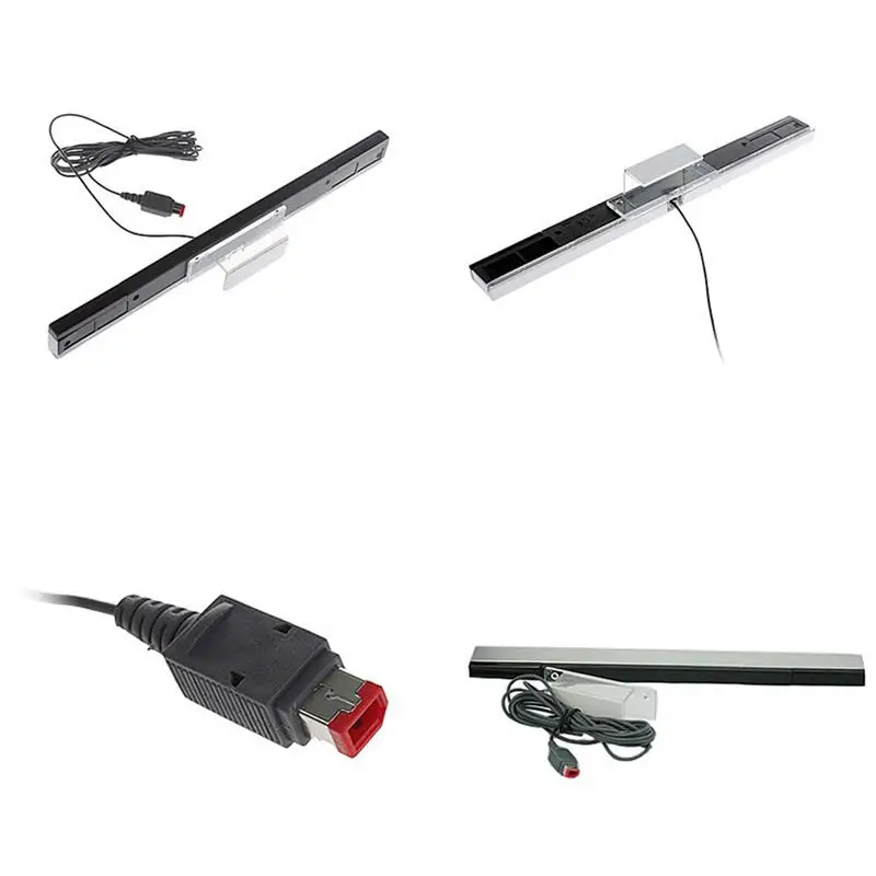 

Brand New Wired Infrared Ray Sensor Bar Reciever Inductor For Nintendo Wii Remote Control Replacement Accessories