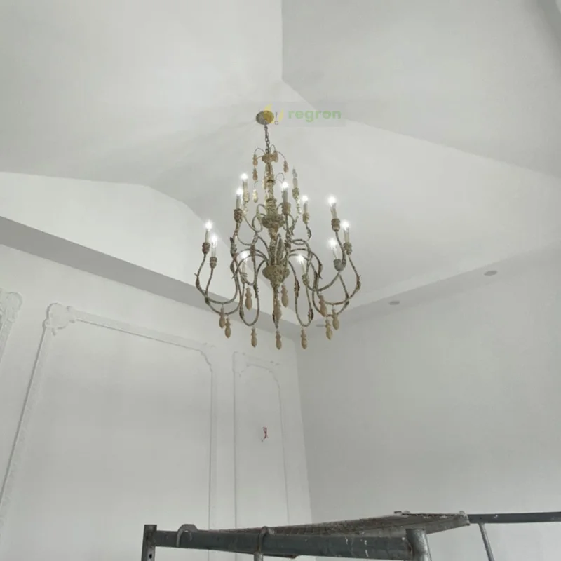 Французская деревенская люстра для гостиной лампа европейский стиль столовой