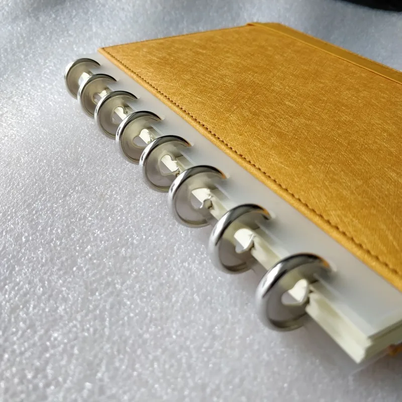 100 шт. 23 мм DIY связывающее кольцо с пряжкой в виде листа переплет для ноутбука