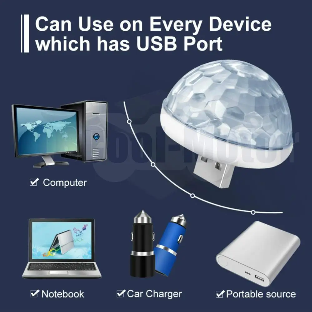 DJ Голосовое управление автомобиля декоративные светодиодные лампы магический