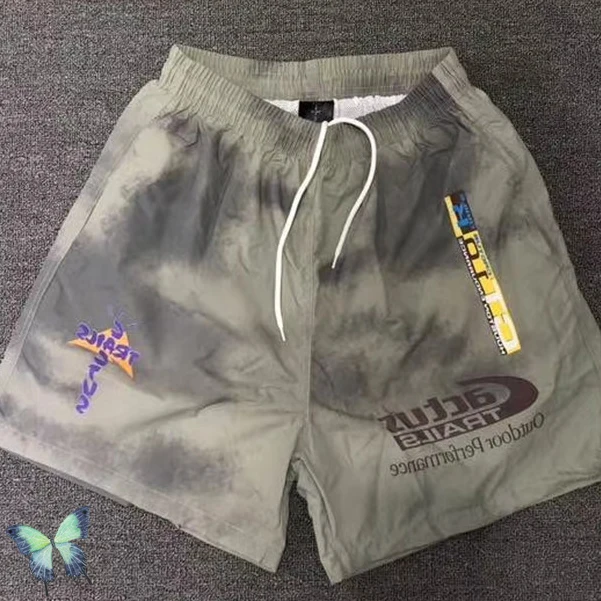 

Cacti Short Pants Travis Scott Cactus Jack Mesh Shorts Men Women Original Tag Breechcloth 1:1 Quality