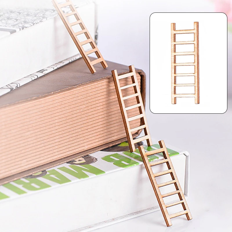 Лестница миниатюрные статуи дерево эмуляция миниатюрная Ремесленная фигурка