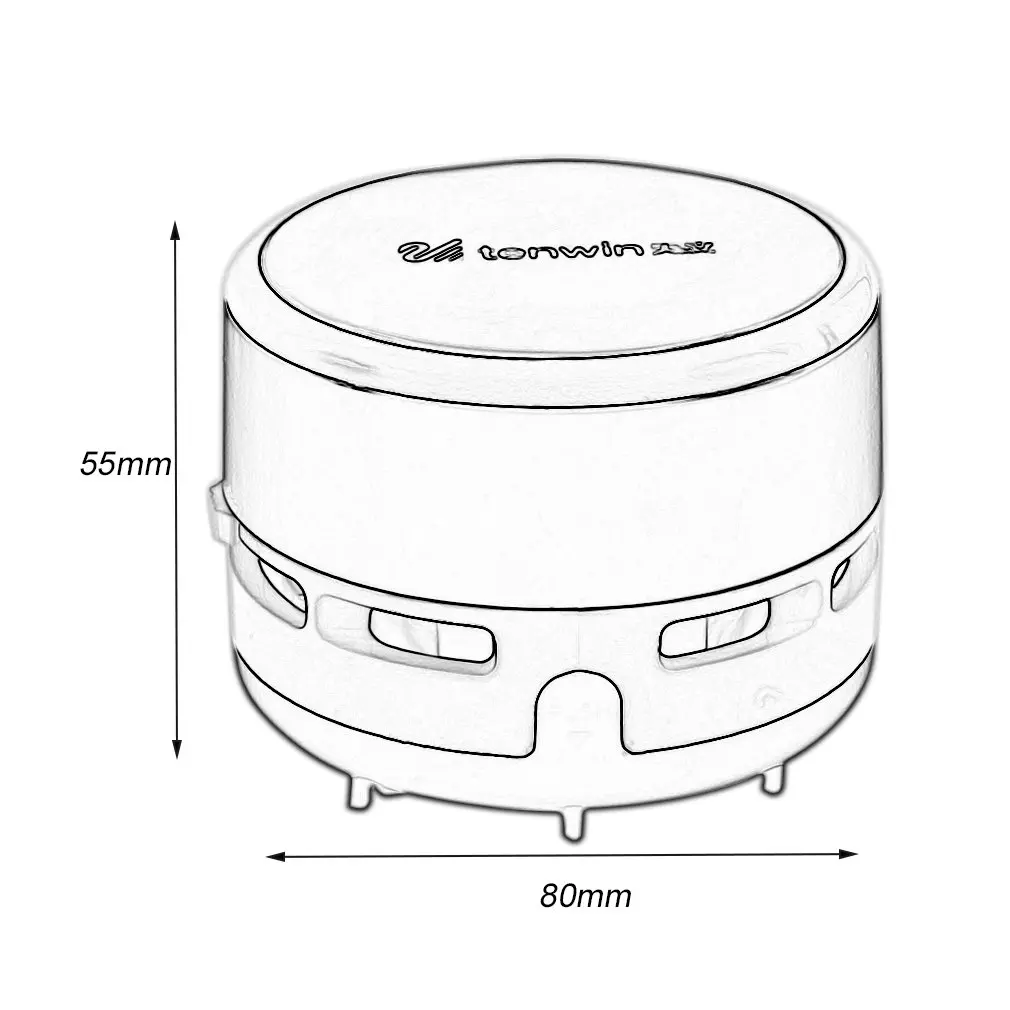 

Useful Desktop Vacuum Cleaner Small Size Clean Scraps Machine Portable Dust Collector For Notebook Computer Keyboard