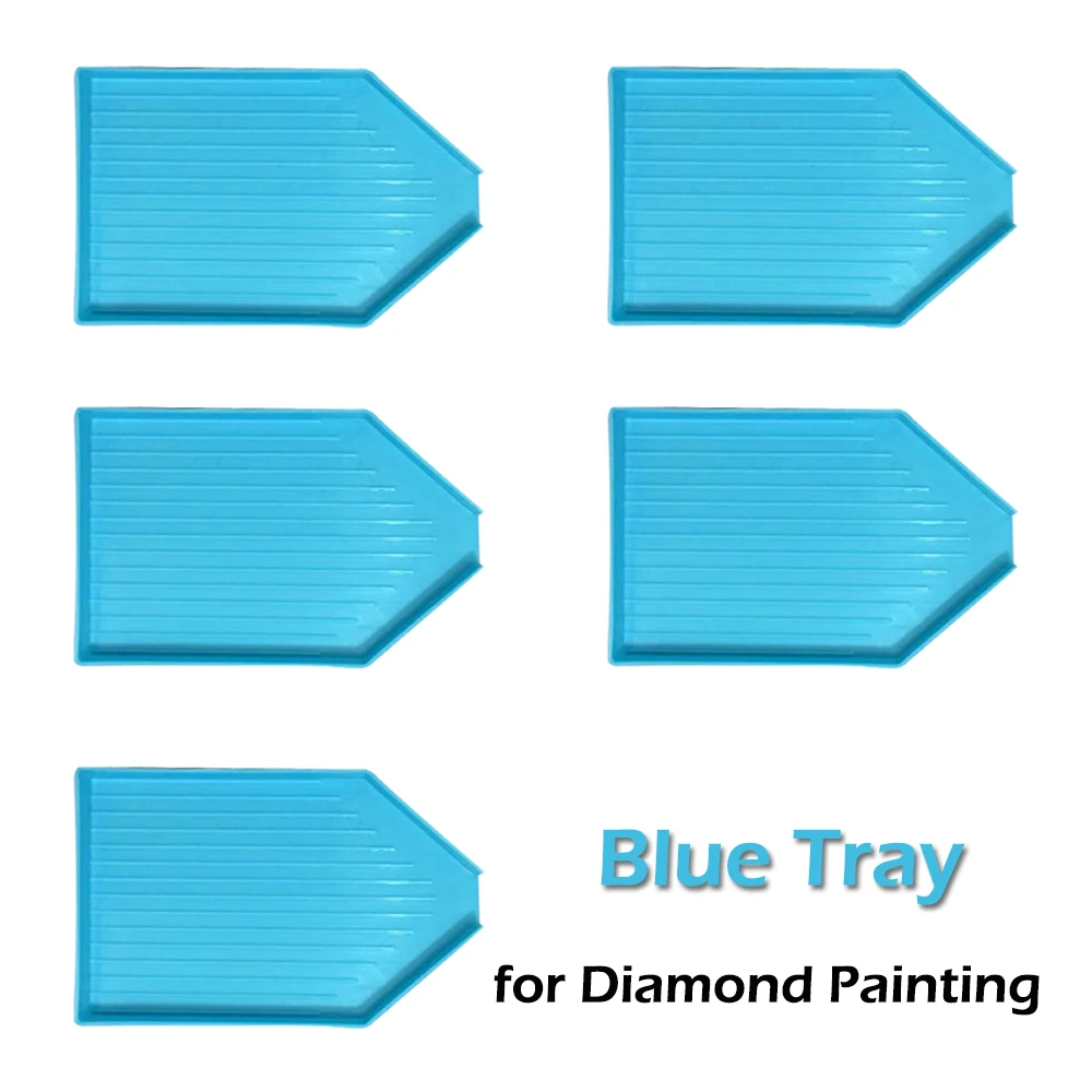 Аксессуары для вышивки крестиком Стразы квадратные и круглые голубые|Алмазная