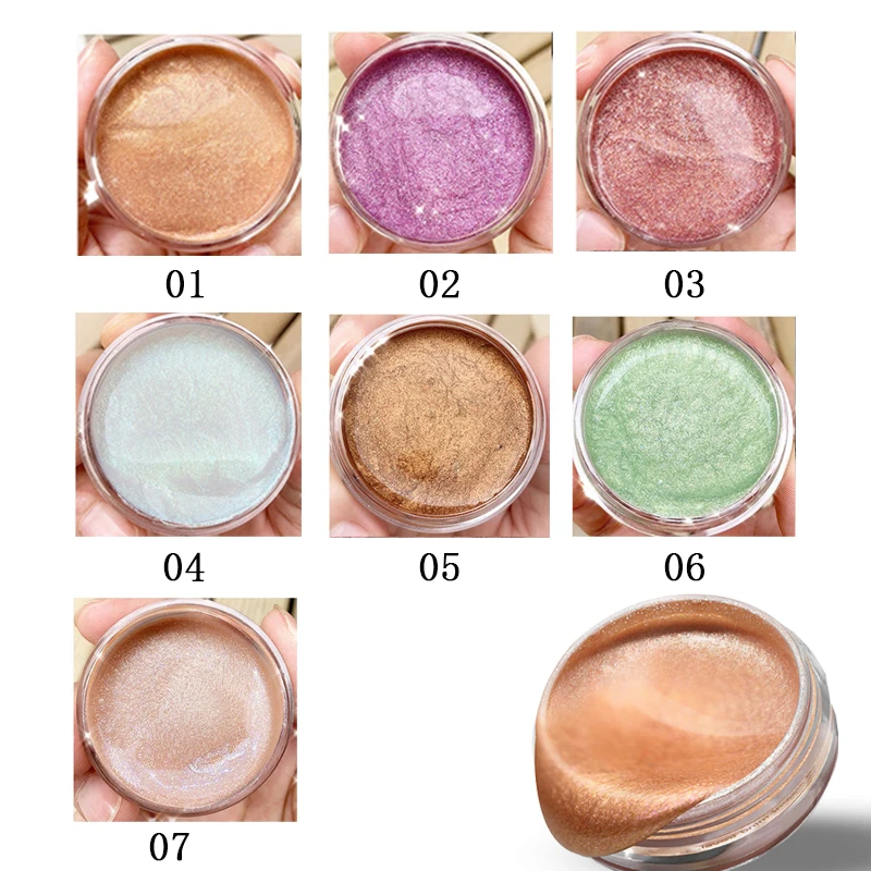 Жидкие тени для век блестящие водостойкие длительное мерцание металлический