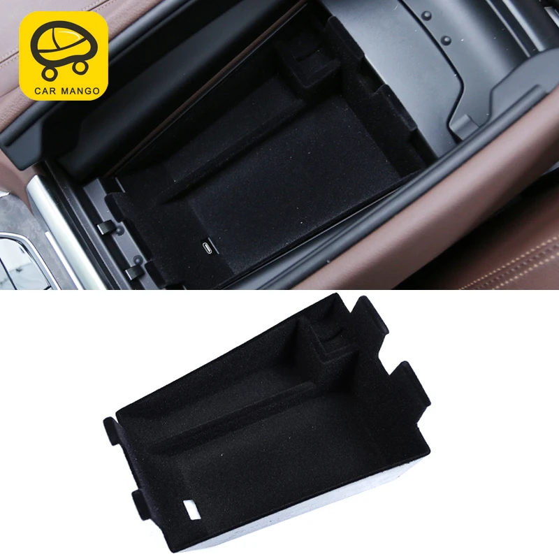 

CarManGo for BMW X5 2019 G05 Car Styling Armrest Storage Organizing Box Case Interior Accessories Stowing Tidying
