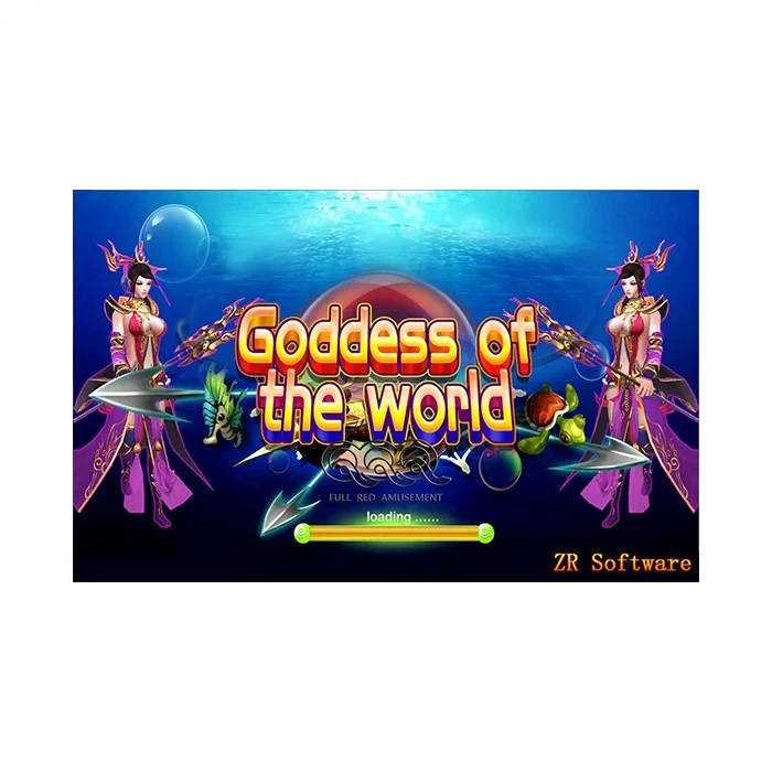 

Goddess of The World Arcade Skilled Fish Table Game Fishing Game Software, Shooting Fish Game Table For Sale