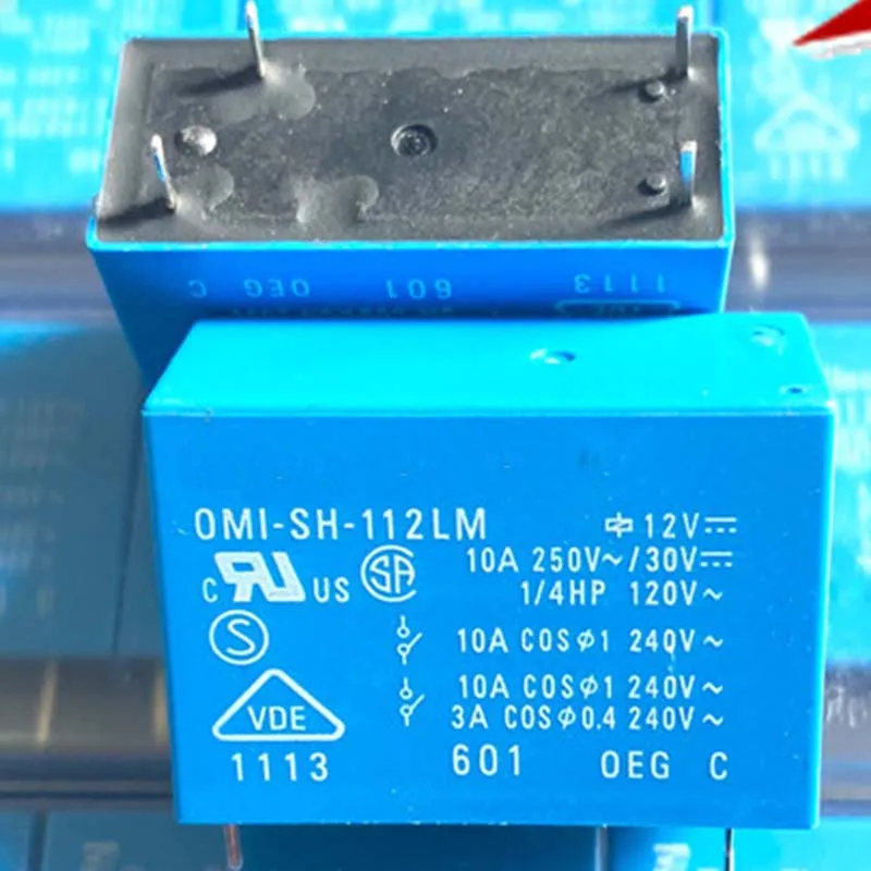 

1 PCS OMI-SH-112LM 10A 12V Relay 4 Pins Contacts