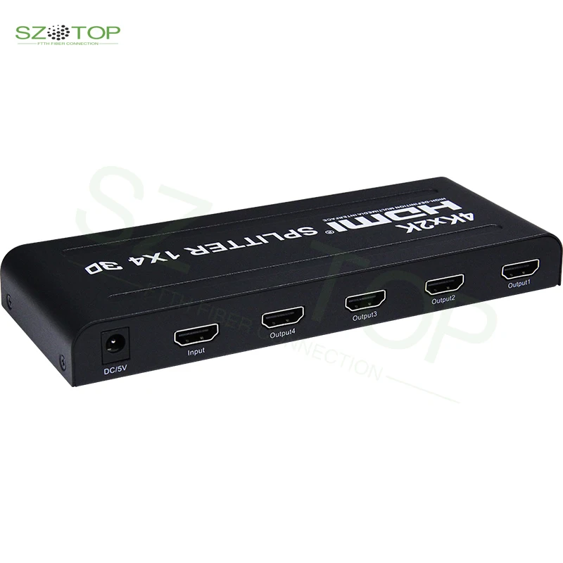 

1 In 4 Out HDCP Full HD 1080p 4k HDMI-compatible Splitter Video HDMI Splitter 1X4 Split 1 in 4 Out Support 3D For HDTV DVD