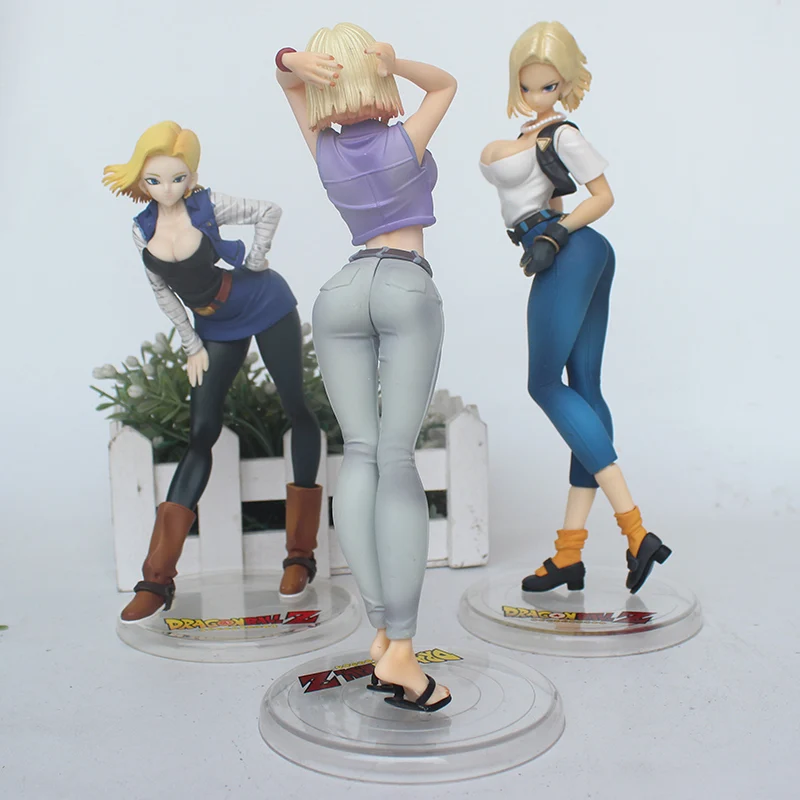 3styel Dragon Ball Z Сексуальная Android 18 лазурит Стрекоза фигурка игрушки коллекция кукла рождественский подарок