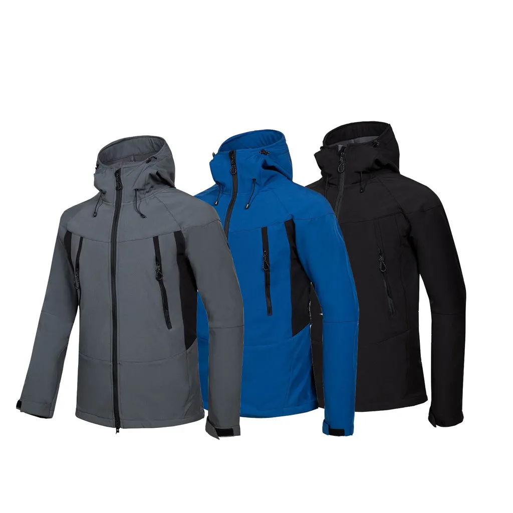 Зимняя одежда Мужская ветрозащитная водонепроницаемая куртка уличная