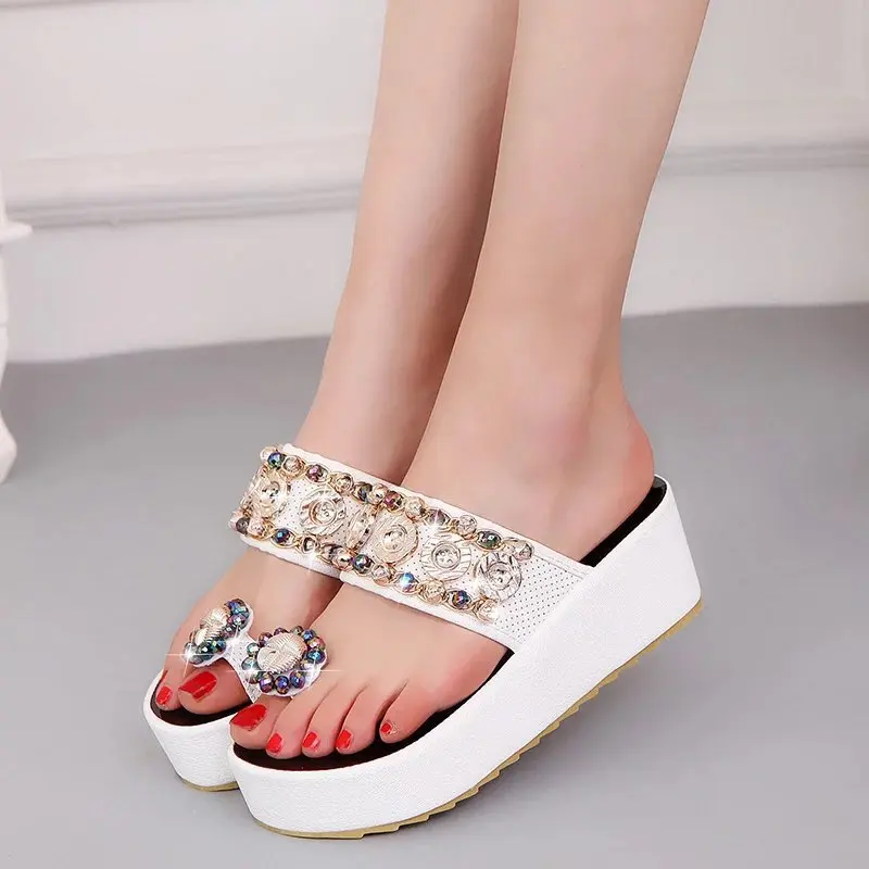 

QIWN 2021 New Women's Shoes, Muffin Sandals, Women's Open Toe Sandals