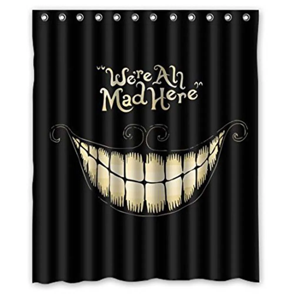 Водонепроницаемая занавеска для душа из ткани Алиса в стране чудес|shower curtain|curtains