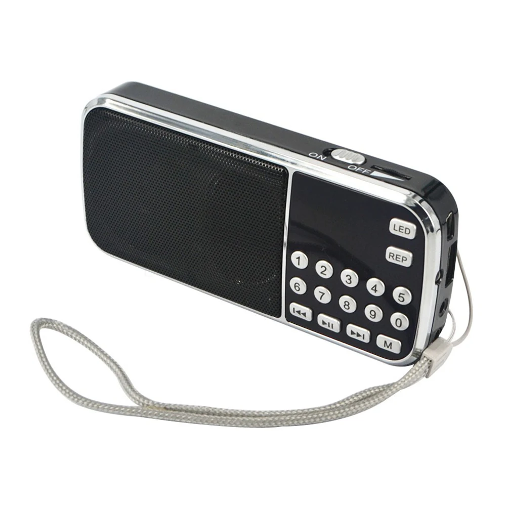 Новый Портативный HIFI мини многофункциональный цифровой MP3 радио динамик USB TF FM -