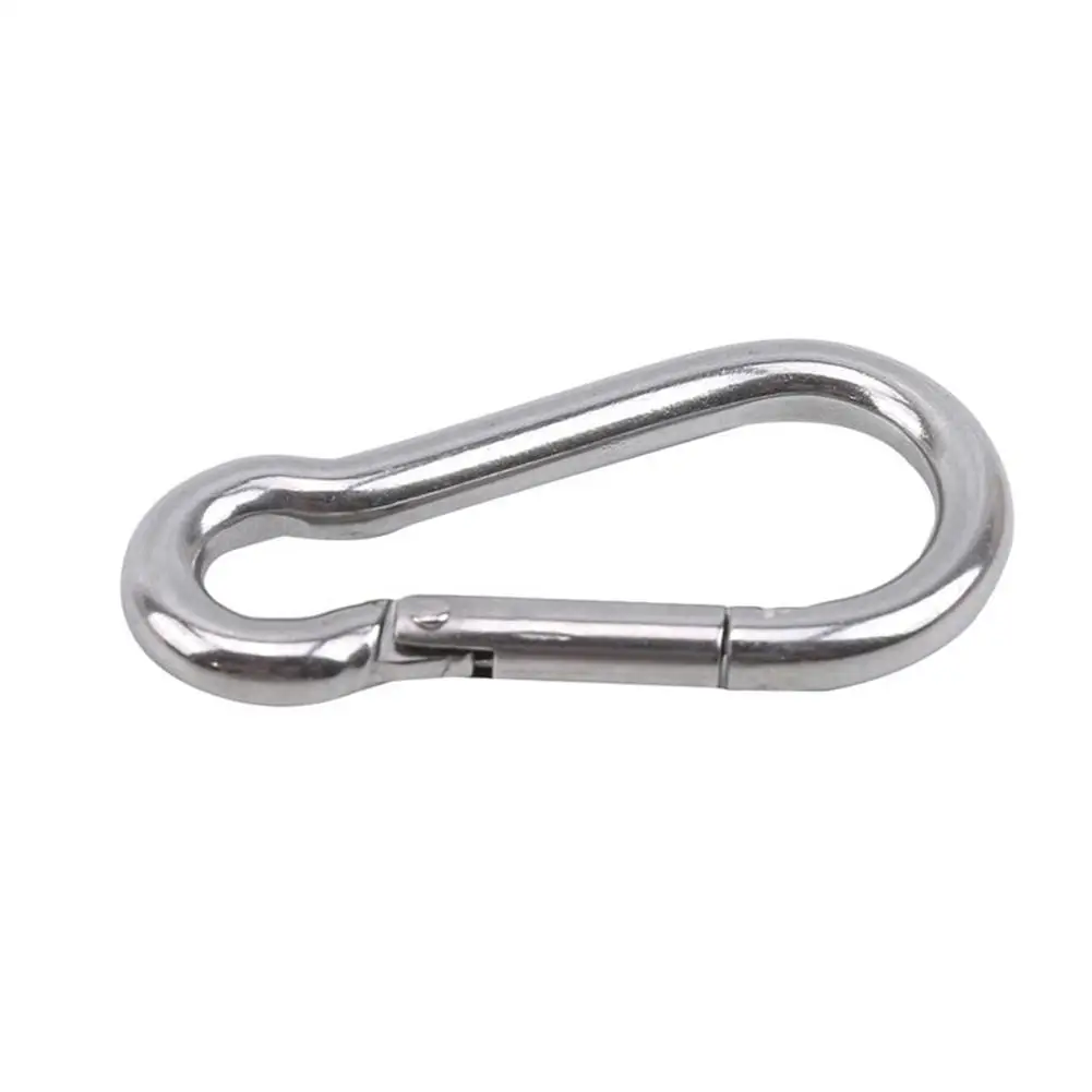 

4pcs Candy Colors Carabiner Aluminum Alloy D Ring Clip equipment Spring climbing Keychain Carabiners Chain H Hooks Snap M1E5