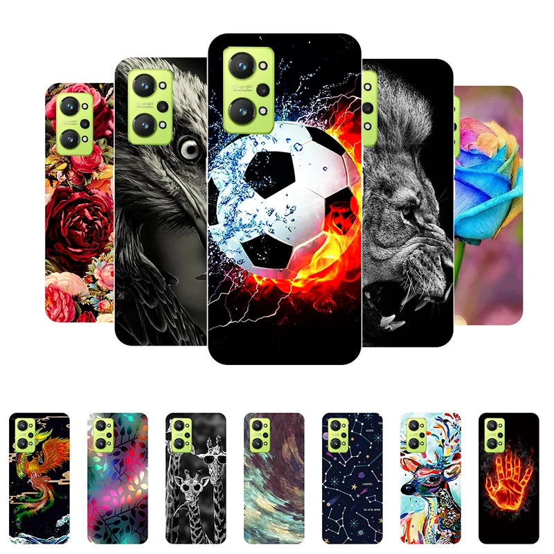 

For Realme GT Neo 2 Case Soft Silicone Football Back Cover Case For Realme GT Neo2 2T Phone Cases Realme GT 5G Global Version