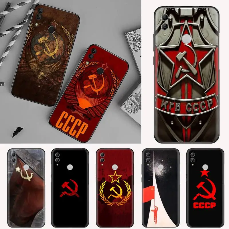 

Soviet Union USSR Flag Phone Case For Huawei NOVA 2 2i 2s 3i 4 4e 5 plus P10 lite 20 P20 pro honor10