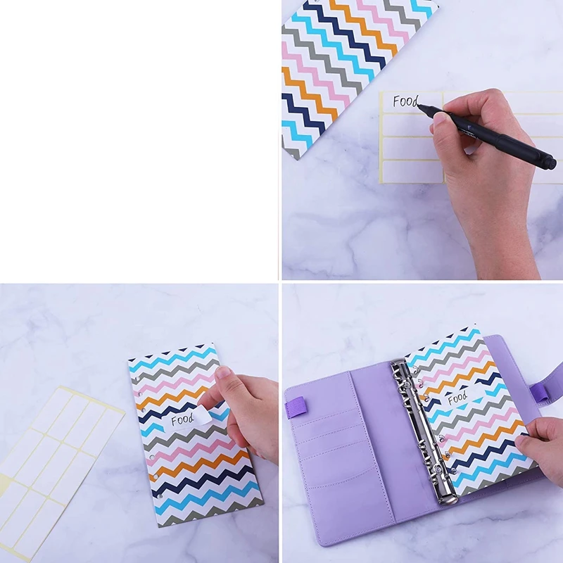 

PU Leather Folder Budget Cash Envelope System Budget Envelope Expenditure Budget Sheet and Banknote Planning Label