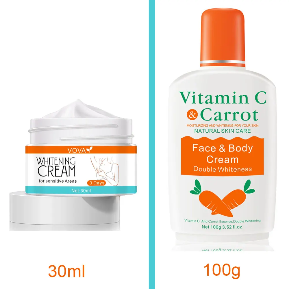 

Vitamin C Carrot Bleaching Facial Body Cream Skin Whitening Moisturizing Body Lotion Skin Brightening Cream
