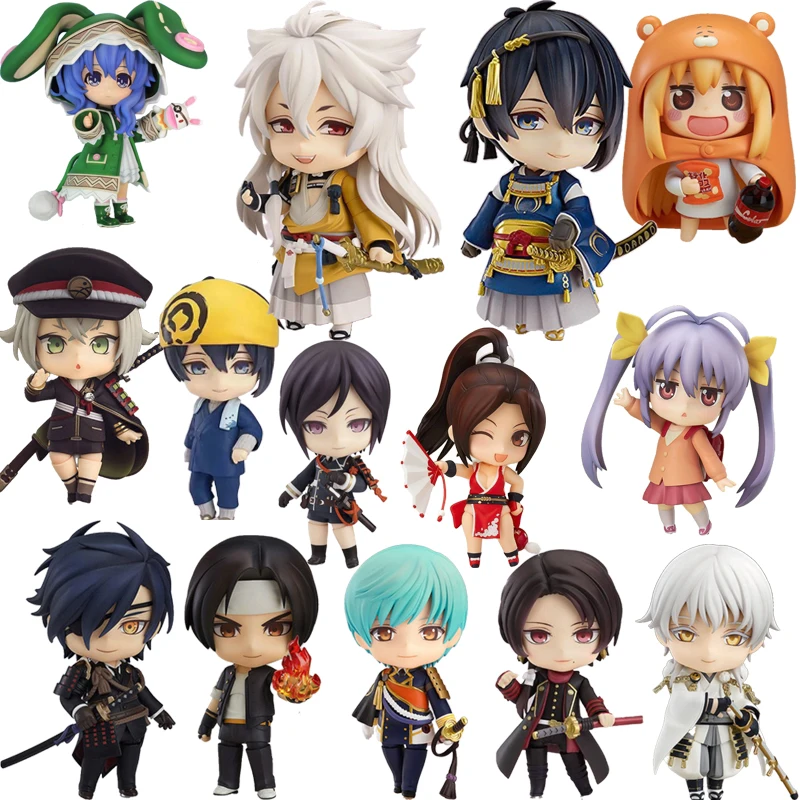 

Touken Ranbu Online Kogitsunemaru Mikazuki Munechika CCP Action Figure Q Version Classic Look PVC Collection Model Doll Toy Gift