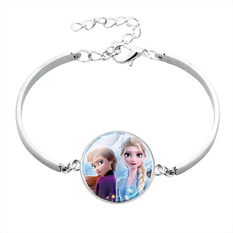 Disney Princess Children Cartoon Bracelet Frozen Elsa Lovely Wristand Girl Gift Clothing Accessories Bangle Kid Make Up Jewelry | Игрушки и