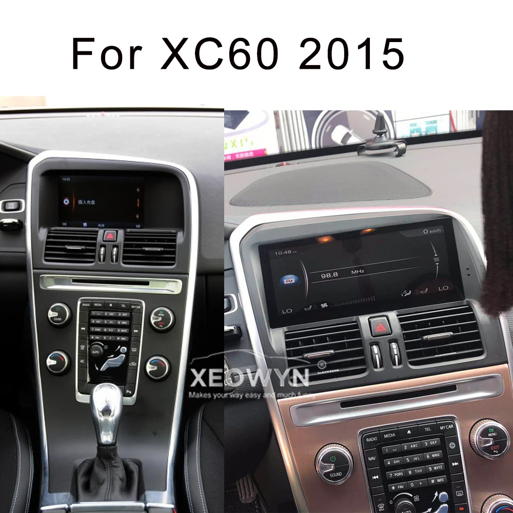 Android11 для Volvo XC60 S60 2009 2010 2011 2012 2013 2014 2015 мультимедийный стерео автомобильный