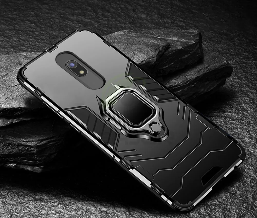 Защитный чехол для Xiaomi Redmi 8, чехол с магнитным кольцом, держатель для телефона, бампер из ТПУ+ поликарбоната, задняя крышка для Redmi 8A 8 A, чехол для телефона Global