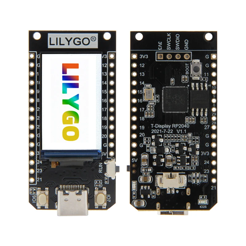 

Макетная плата TTGO T-Display RP2040 Raspberry Pi Module 1,14 дюйма