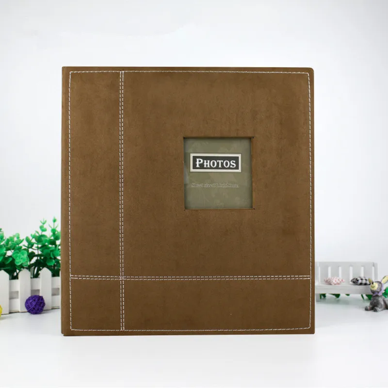 

40 sheets/80 pages Laminated DIY Album 5 6 7 8 Inch Photo Album Manual Self-adhesive Family Baby Couple Commemorative Album