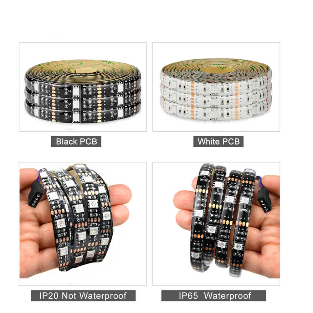 5V USB Мощность светодиодный ТВ полосы светильник MINI24K RGB 5050 SMD 30 s/m Настольный