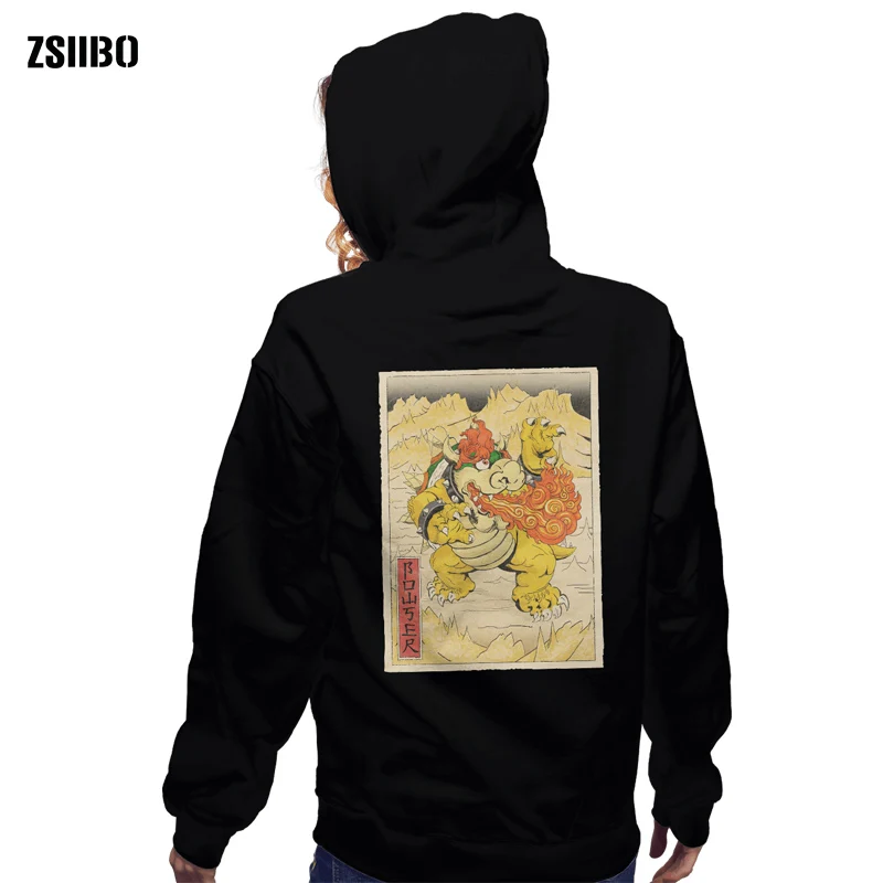 Мужская толстовка с капюшоном ZSIIBO в японском стиле Харадзюку хип-хоп