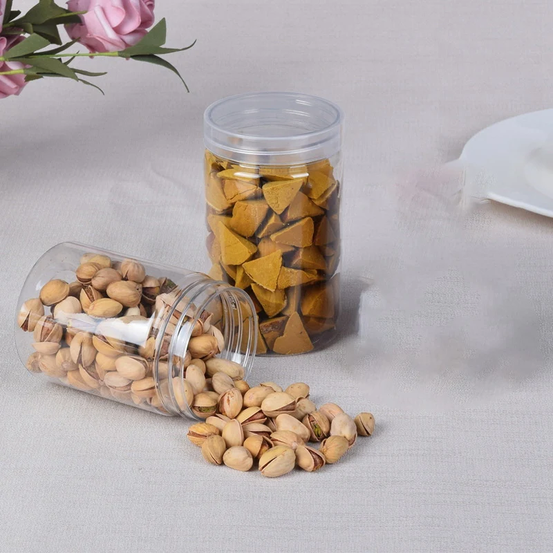 

20 Pcs 230ML EmpTY Transparent Plastic PaCkaging Bottles Honey Dried Candy Sample PaCkaging Container
