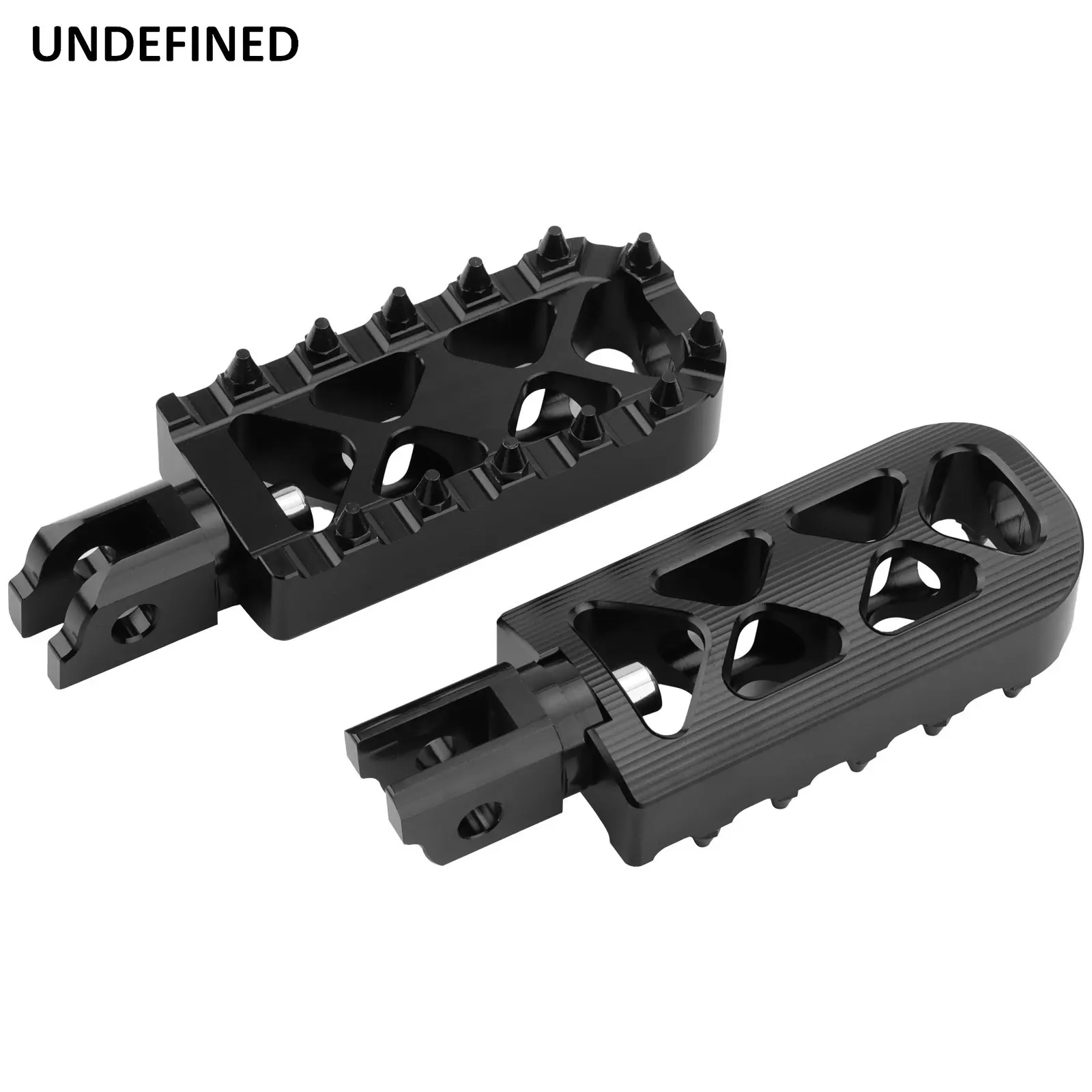 Широкие колышки для ног MX мотоциклетные черная подножка с шипами Harley Softail FatBoy