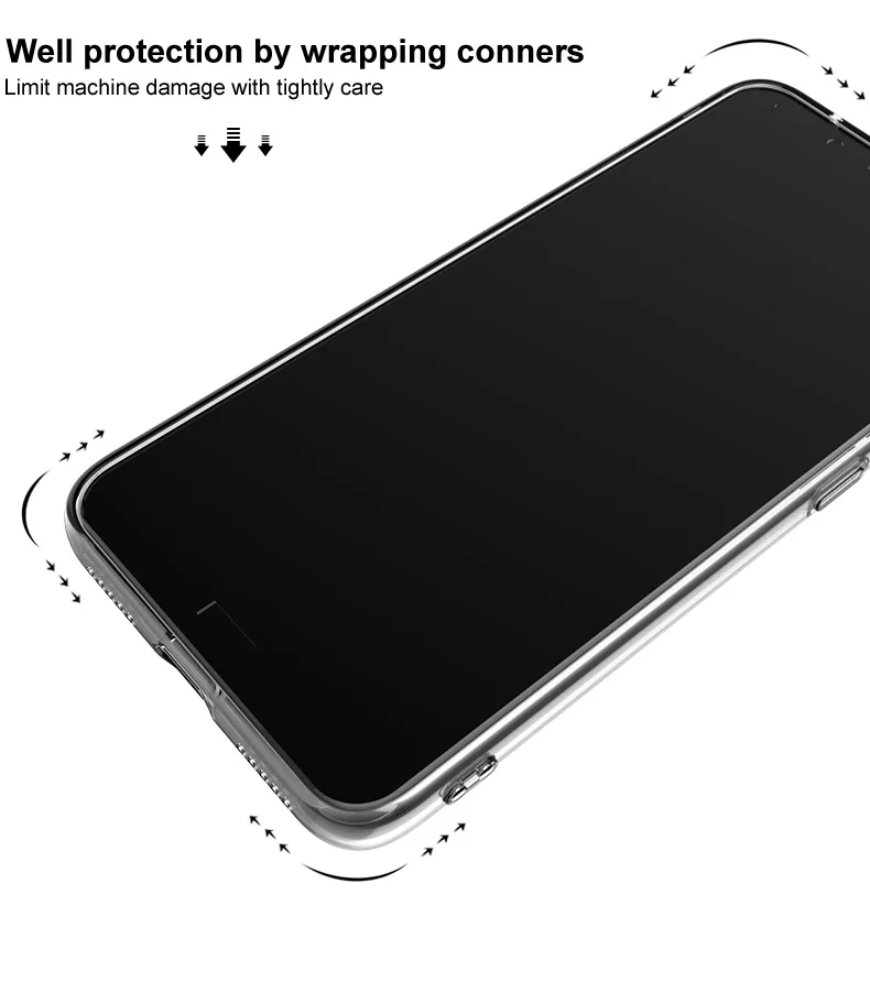 Прозрачный чехол IMAK из ТПУ Для Xiaomi BlackShark 3 3S Black Shark Pro мягкий силиконовый