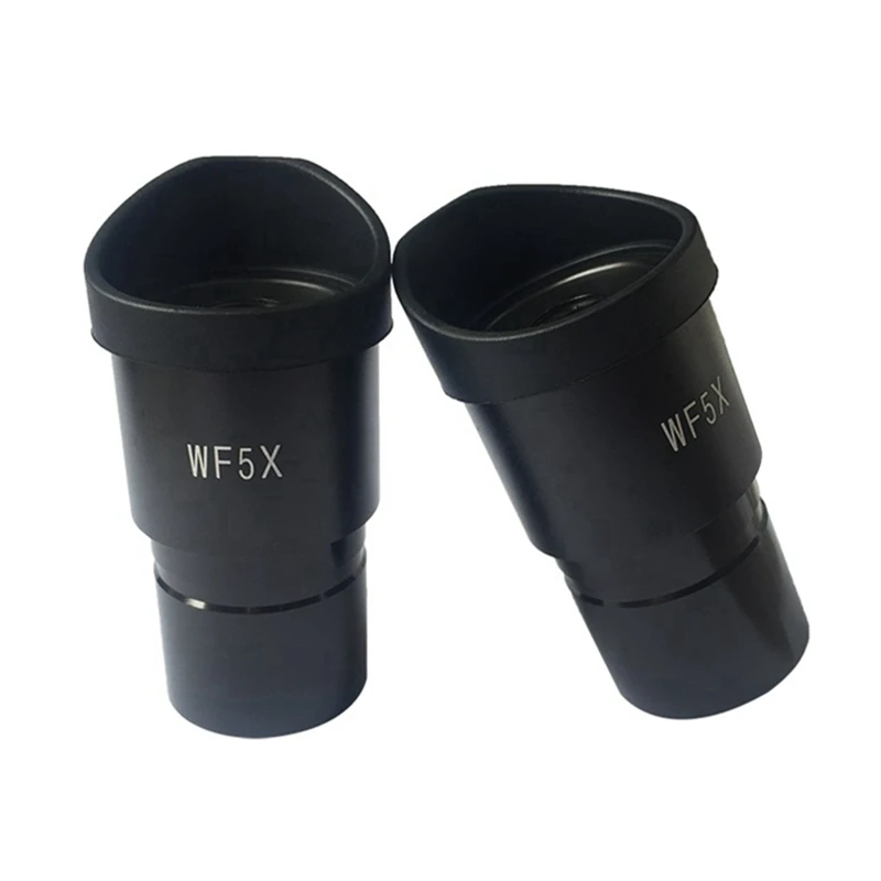 Окуляр для стереомикроскопа WF5X 2 шт. широкоугольный окуляр оптический объектив