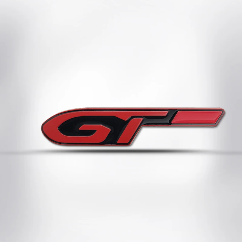 Наклейка с эмблемой для тюнинга автомобиля буквы GT Line наклейки логотипом Peugeot 206
