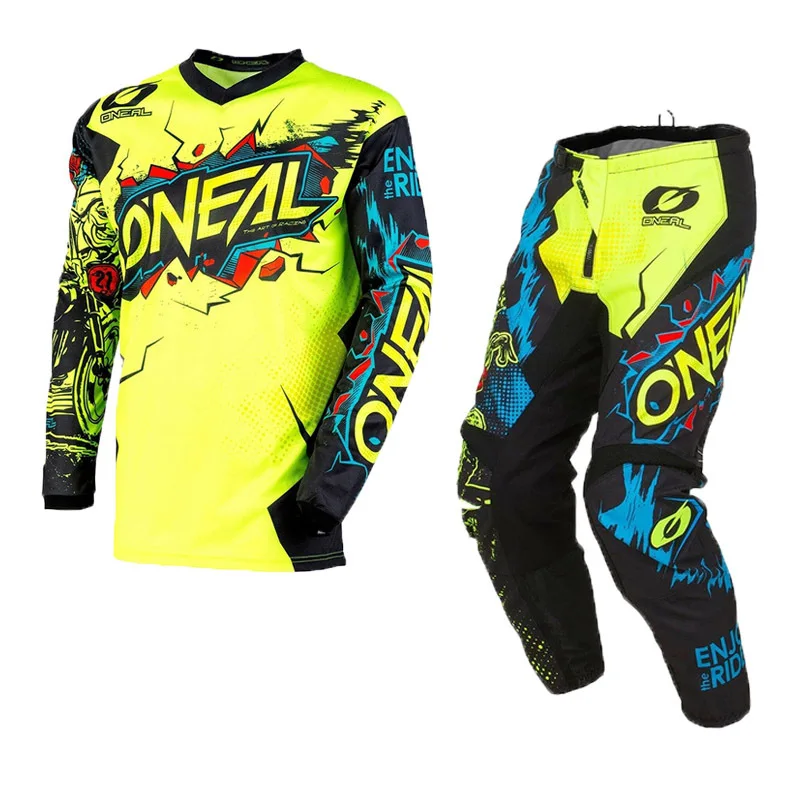 

Motocross Jersey and Pants Breathable Mountain Bicycle Offroad Mens Racing Suit Motorcycle Suit S-5XL