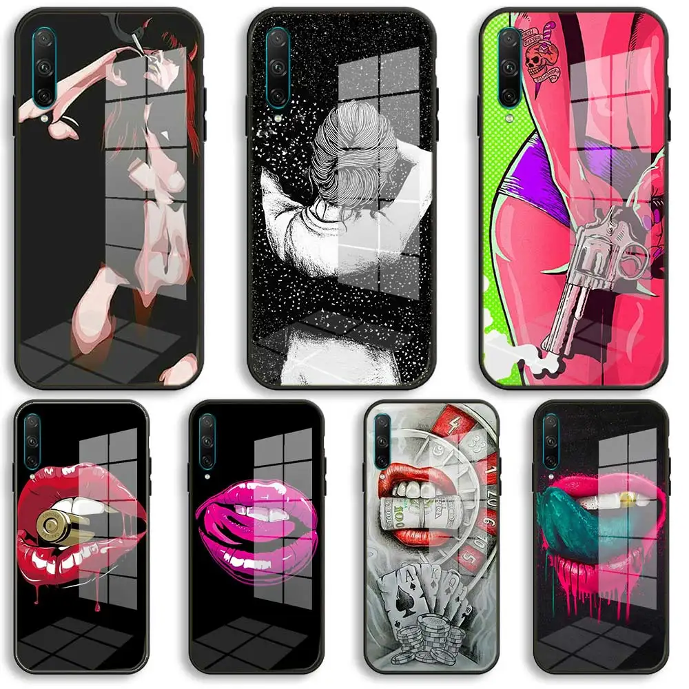 Nayida Secret life сексуальный мягкий силиконовый чехол для Honor 50 30 20 10 Lite Pro 10i 20i 9a X9A 8a X8 8X X8A X7A стеклянная крышка