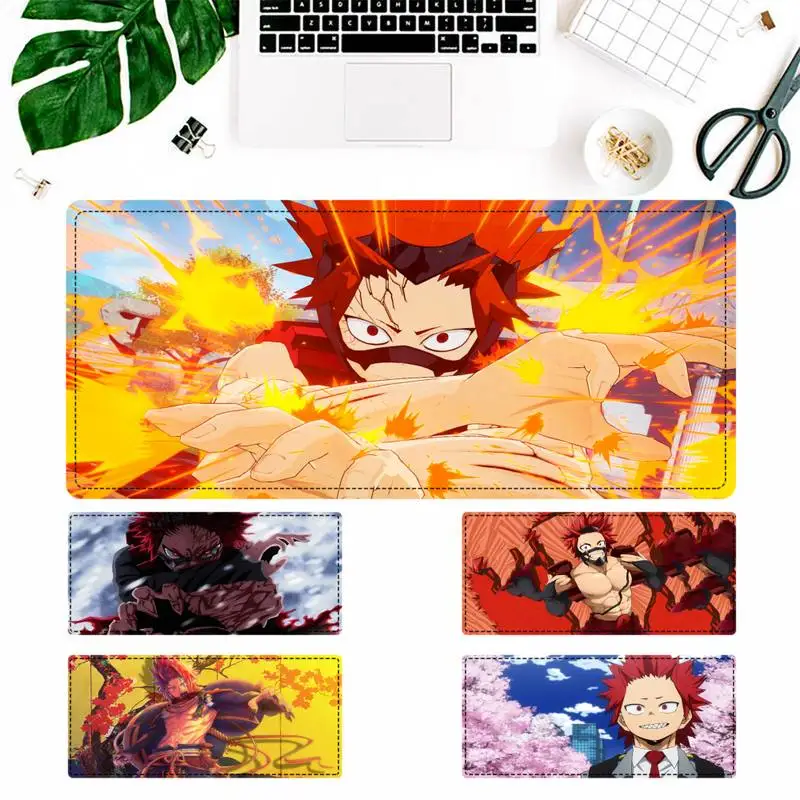 

Hero Academia Eijiro Kirishima Gaming Mouse Pad Laptop PC Computer MausePad Desk Mat For Big Gaming Mouse Mat For Overwatch/CSGO