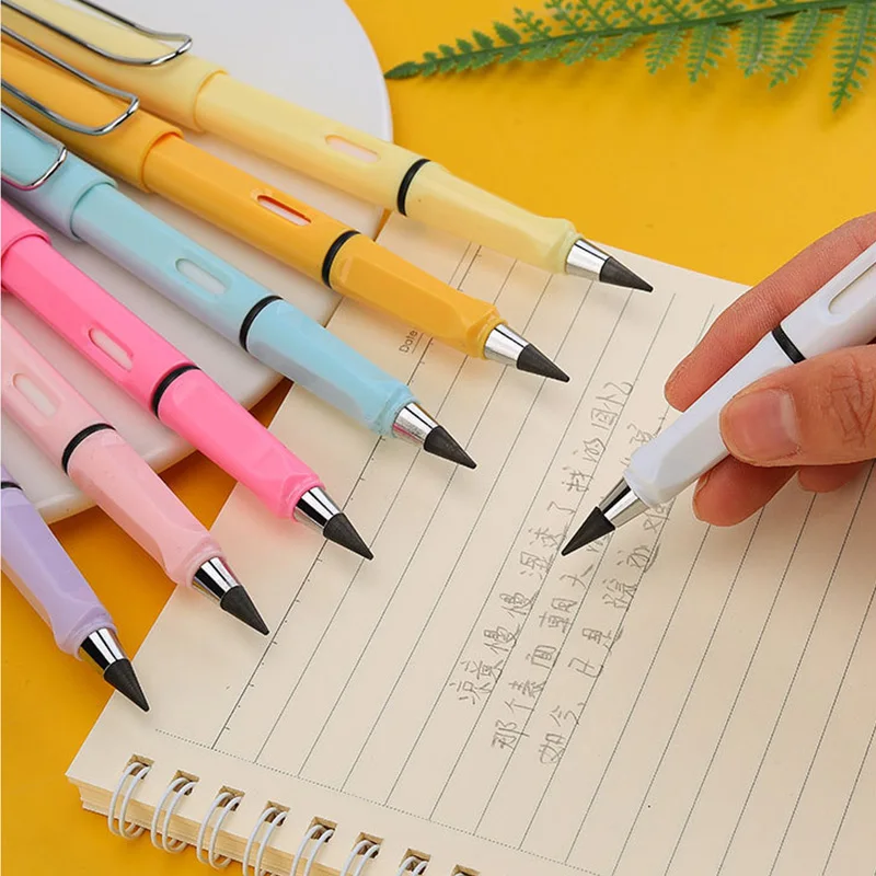 8 Pcs/Set Unlimited Writing Eternal Pencil No Ink Pen Magic Pencils for Art Sketch Stationery kawaii pen school supplies | Канцтовары