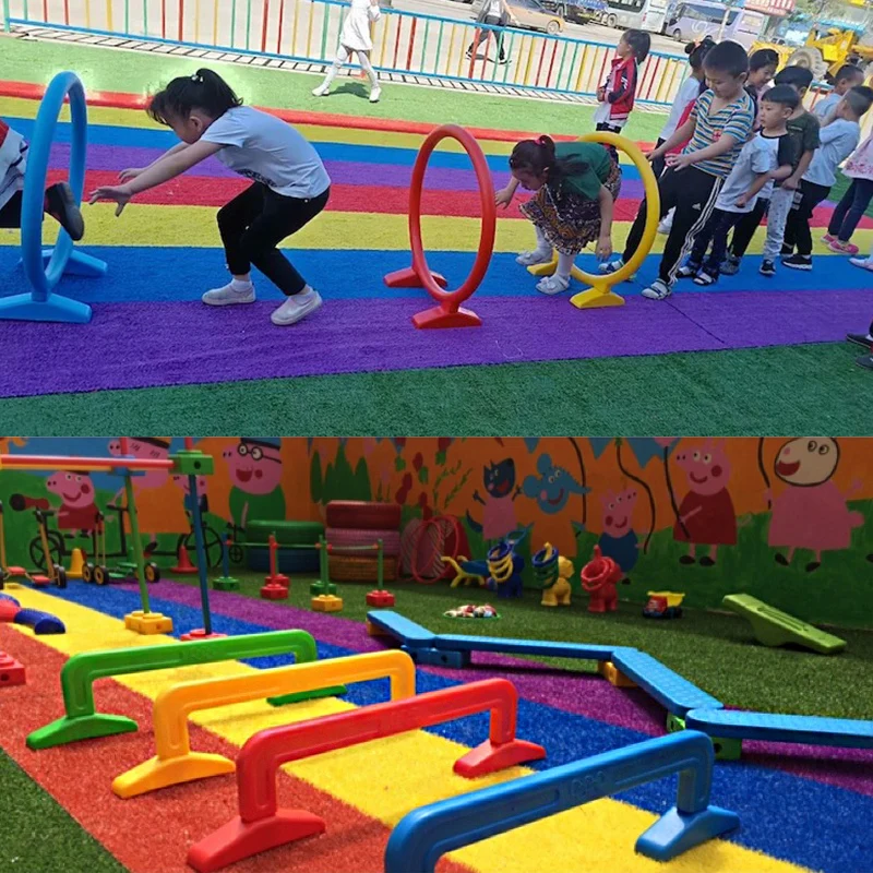 

Children Hurdles Sport Jumping Through Hoops Outdoor Kindergarten Sport Activities Equipment Indoor Arch Barrier Frame Kids Toy