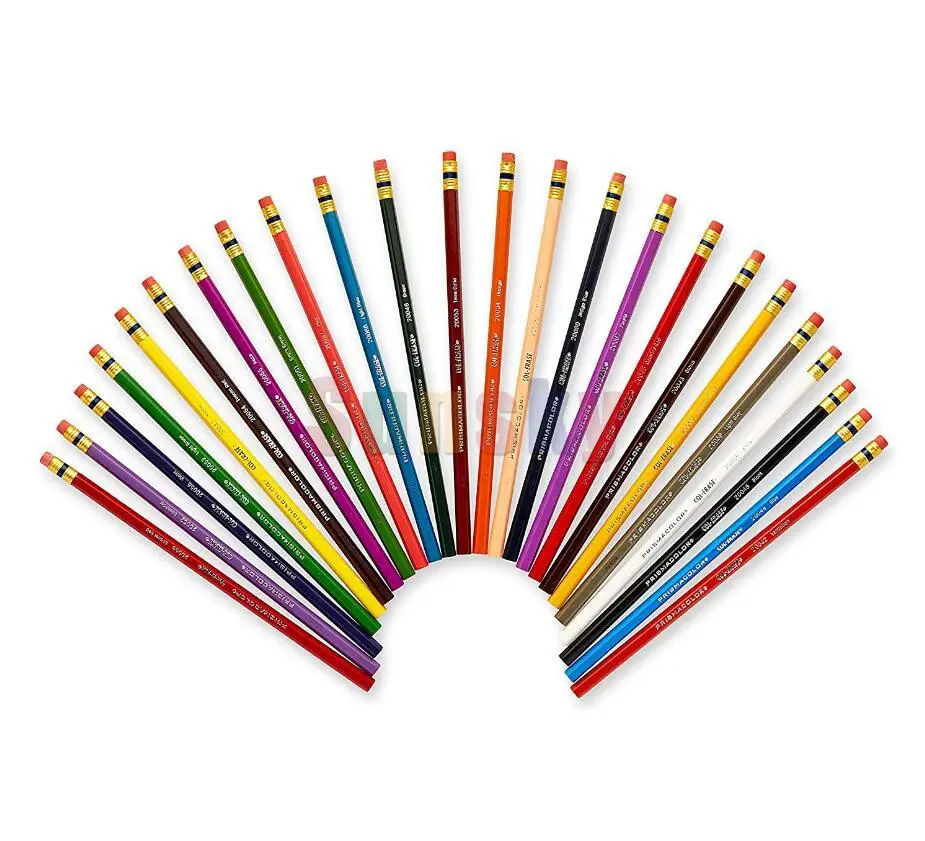 24 цвета комикс цветной карандаш со стирающимися чернилами Санфорд prismacolor lapis