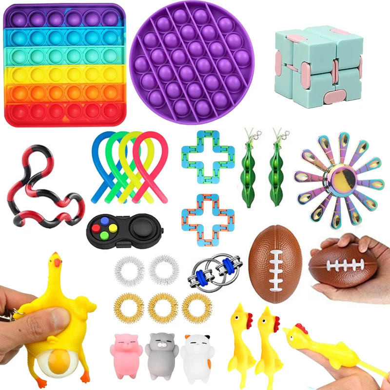 

Push Bubble Fidget Toy Edamame Toys Deformation Rope Toys Marbles Ball Autism ADHD Anxiety Therapy Toys anti stress Toy