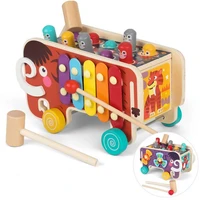 kids wooden montessori whac a mole games educational toys childrens sensory toy activity busy boards knock beat hamster