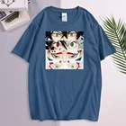 Мужские футболки с принтом черного клевера, Повседневная стильная уличная одежда, винтажная женская футболка оверсайз в стиле аниме