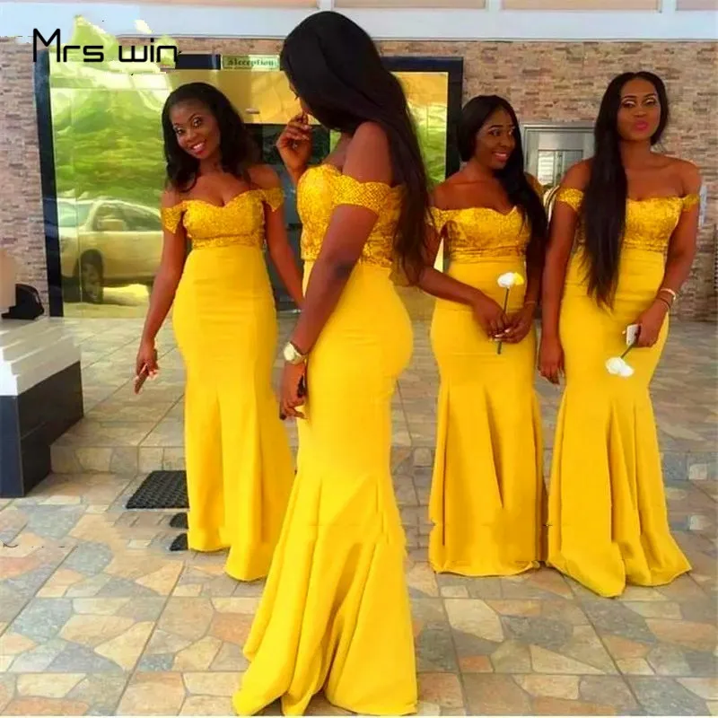 Mrs win платье подружки невесты 2020 золотой желтый расшитый блестками Топ женские