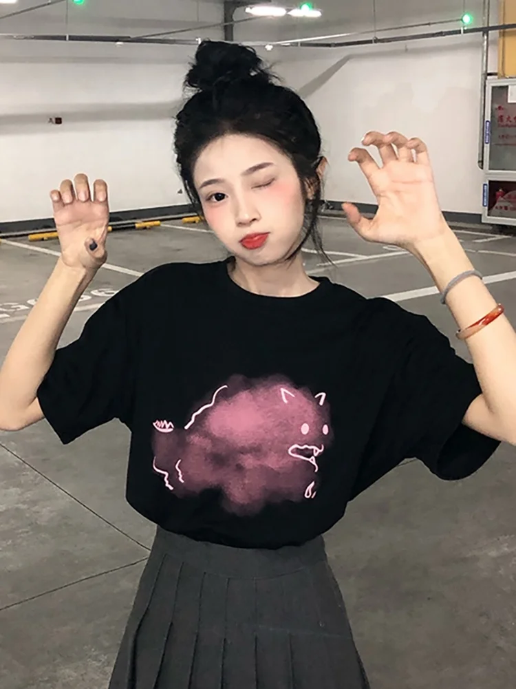 Футболка с коротким рукавом новинка 2021 футболка летний дизайнерский маленький