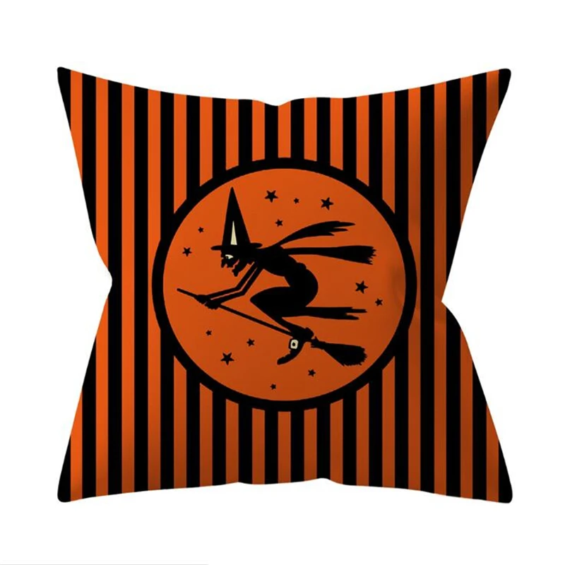 Новый Тыква Подушка Чехол для подушки и надписью &quotHappy Halloween&quot Вечерние диван