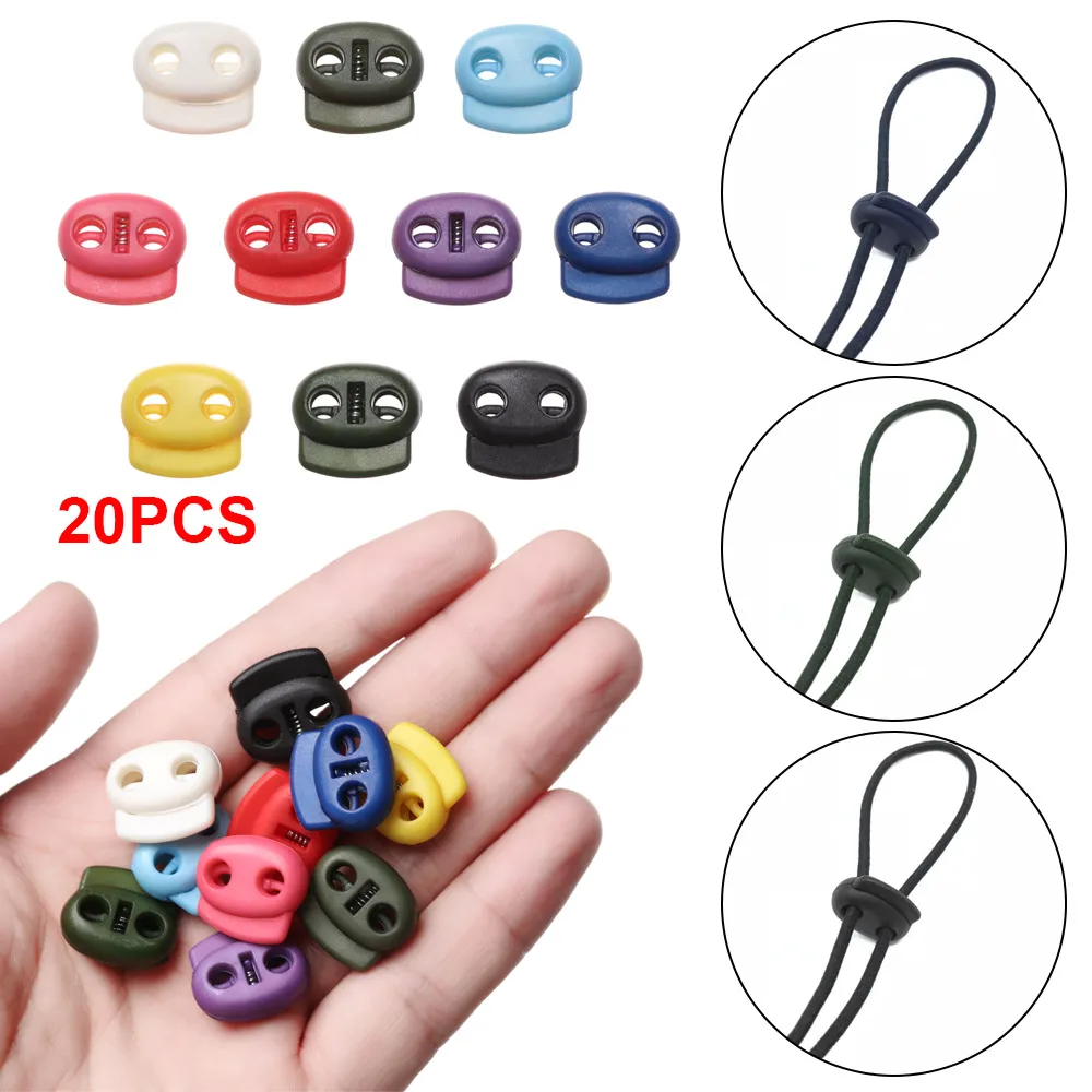 20 шт. пластиковые пробки для шнура 4 мм|Пуговицы| |
